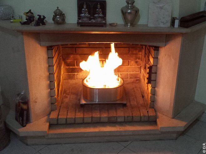 Récupérateur de chaleur pour cheminée ouverte 