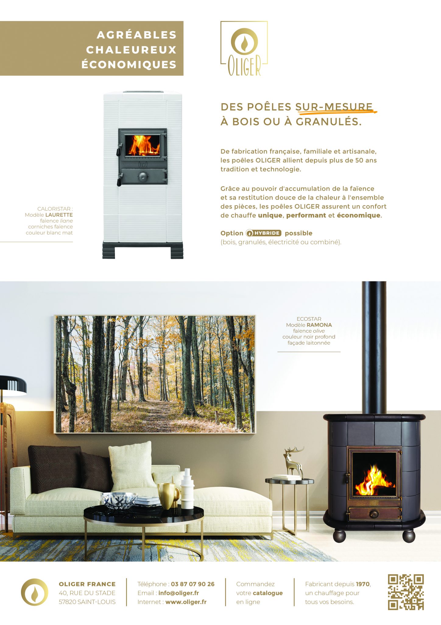 Poele Oliger Tarif